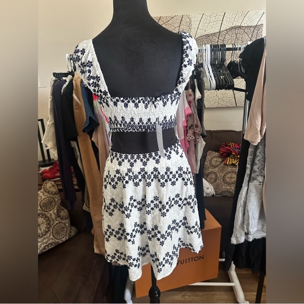 Sage The Label Costa Del Sol Eyelet Cutout Dress - Picture 4 of 5